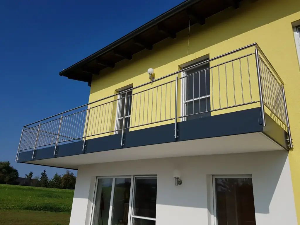 Balkongeländer Edelstahl poliert, Micheldorf